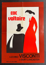 Luchino Visconti et Burt Lancaster (1986) CAC Voltaire Poster Folded 15.75x22.75