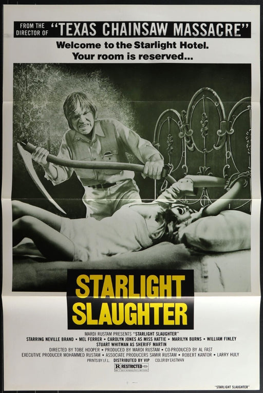 Starlight Slaughter (1977) Original Movie Poster Folded 27x41 EM8-518