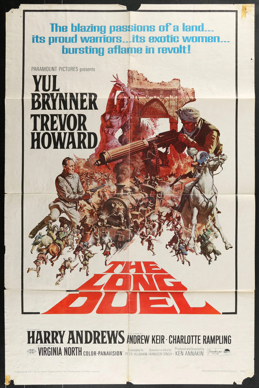 The Long Duel (1967) Original Movie Poster Folded 27x41