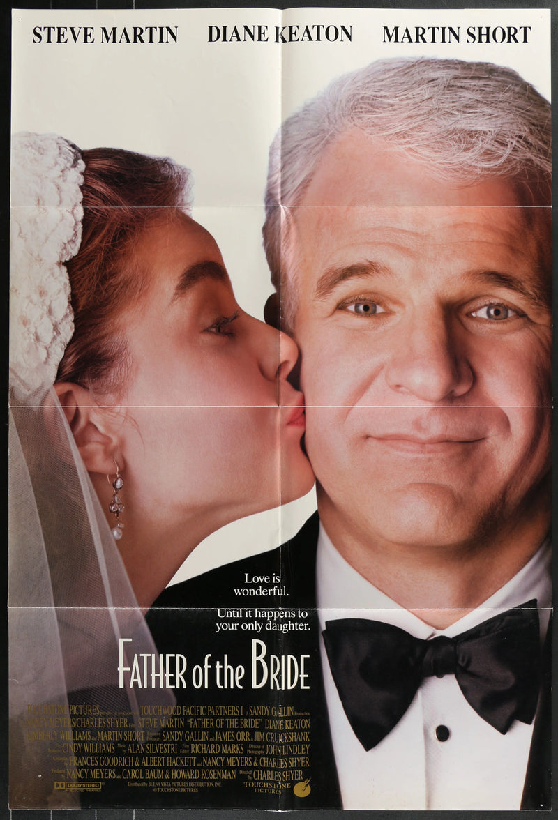 Father of the Bride (1991) Original Movie Poster Folded 27x40