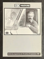 CAC Voltaire – Grille des Programmes (1989) Original Poster 8.25x11.75