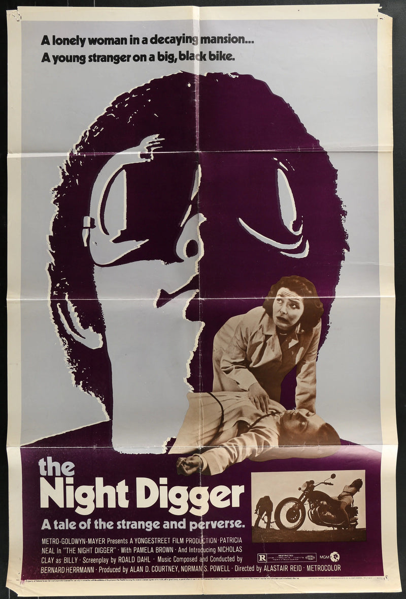 The Night Digger (1971) Original Movie Poster Folded 27x41