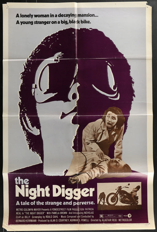 The Night Digger (1971) Original Movie Poster Folded 27x41