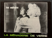 La Ménagerie de Verre (1988) CAC Voltaire French Poster Folded 15.75x22.75