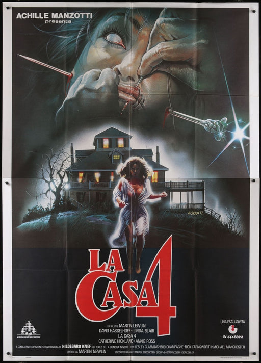 Witchery (1989) Original Italian 2P Movie Poster Folded 55x78