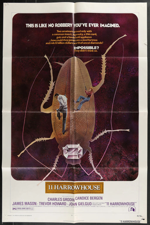 11 Harrowhouse (1974) Original Movie Poster F 27x41