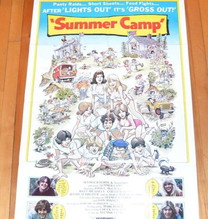 Summer Camp (1979) Original Movie Poster Folded 27x41