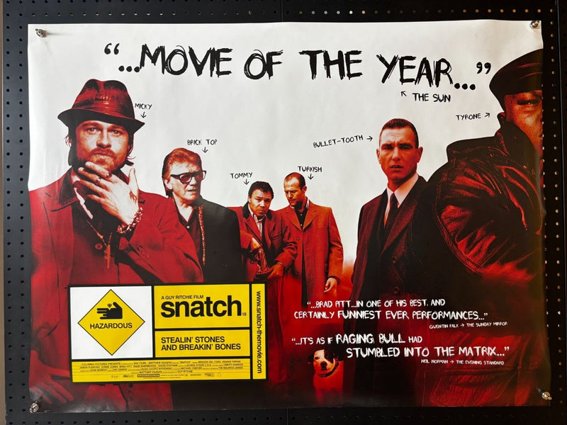 Snatch (2000) UK Quad Original Rolled Poster 30x40