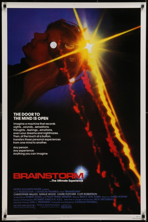 Brainstorm (1983) Original Single-Sided Movie Poster Rolled 27x40