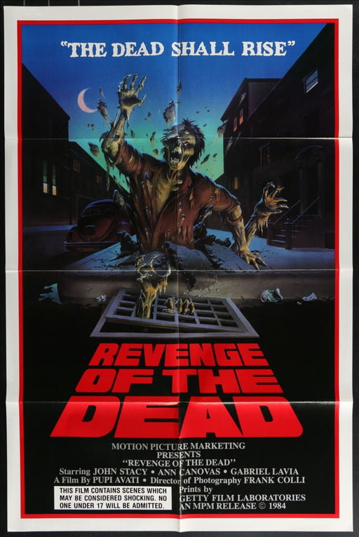 Revenge of the Dead (1983) Original Movie Poster Folded 27x41
