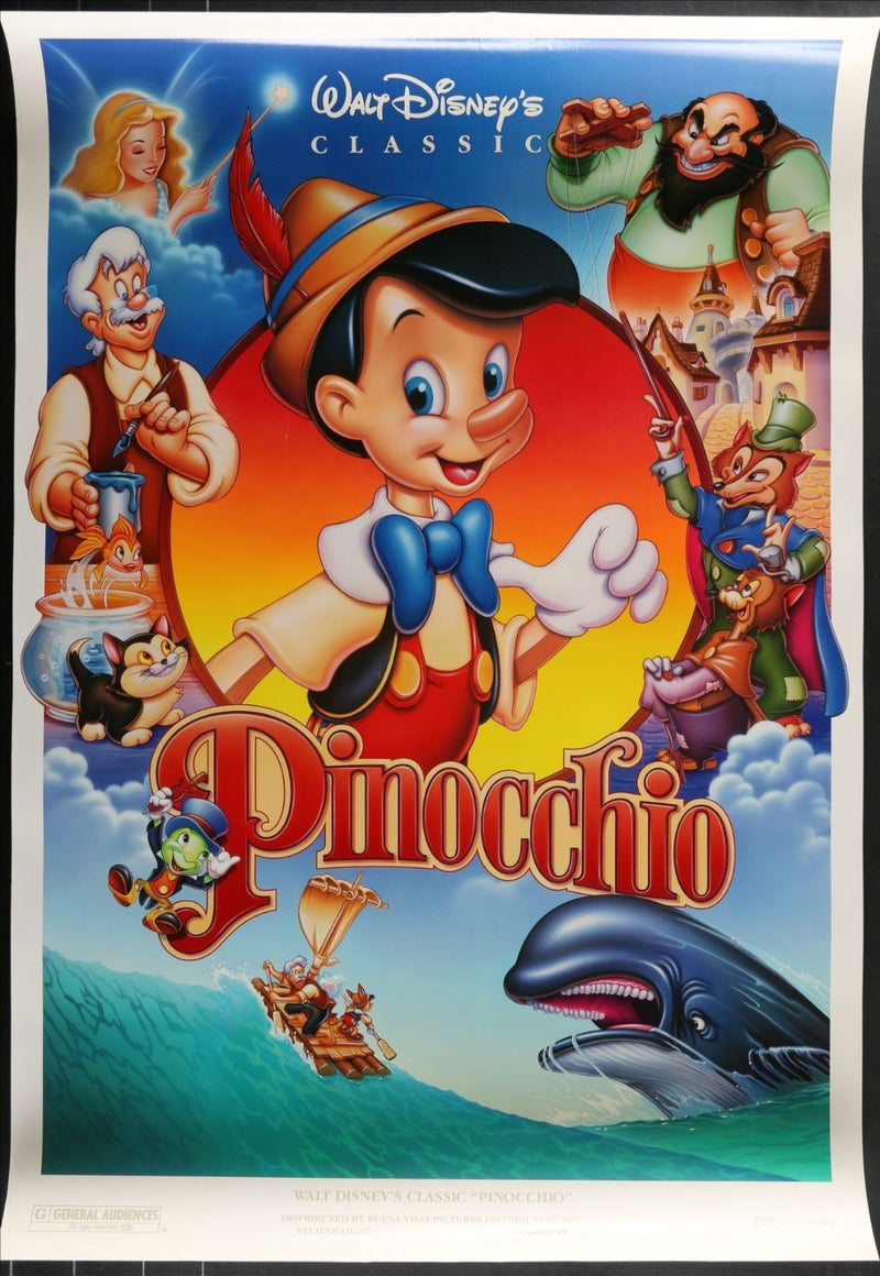 Pinocchio (1992) Original Single-sided Movie Poster Rolled 27x40
