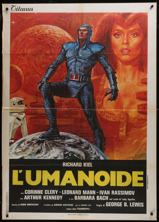 The Humanoid (1979) Original Italian 1P Movie Poster Folded 39x55