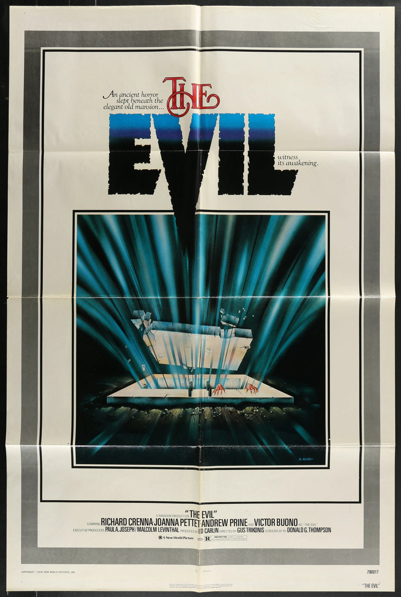 The Evil (1978) Original Movie Poster Folded 27x41