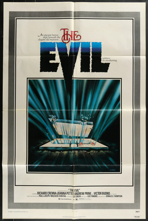 The Evil (1978) Original Movie Poster Folded 27x41