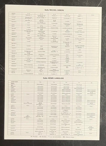 CAC Voltaire – Les Liaisons Dangereuses (1989) Program Poster 8.25x11.75