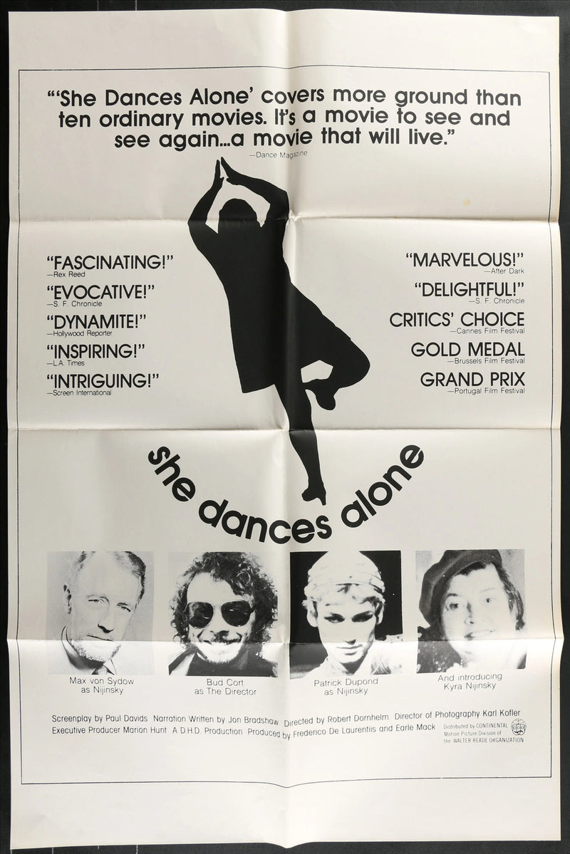 She Dances Alone (1981) Original Movie Poster F 27x40