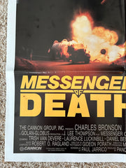 Messenger of Death (1988) Orig. Movie Poster One-Sheet 27x41 Folded Bronson BP81
