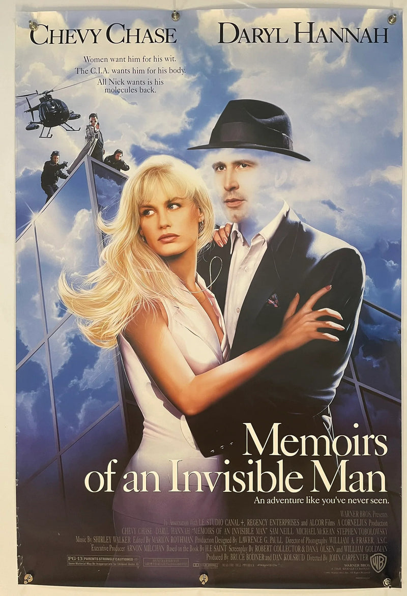 Memoirs of an Invisible Man (1992) Original Movie Poster 27x40
