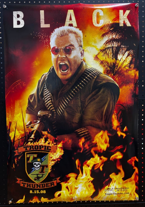 Tropic Thunder - Black - (2008) Double-Sided, Original Rolled Poster 27x40