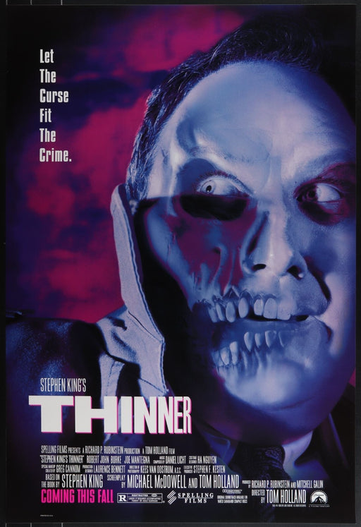 Thinner (1996) Original Movie Poster Rolled 27x40