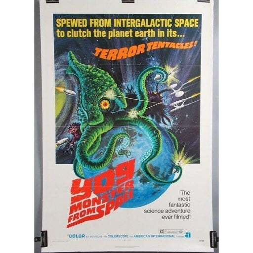 Yog Monster from Space (1970) Original Linenbacked One-Sheet Sci-Fi Movie Poster