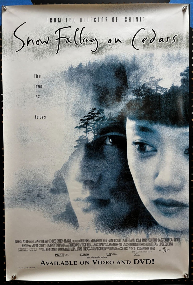 Snow Falling on Cedars (1999) Video/DVD Original Rolled Poster (27x40)