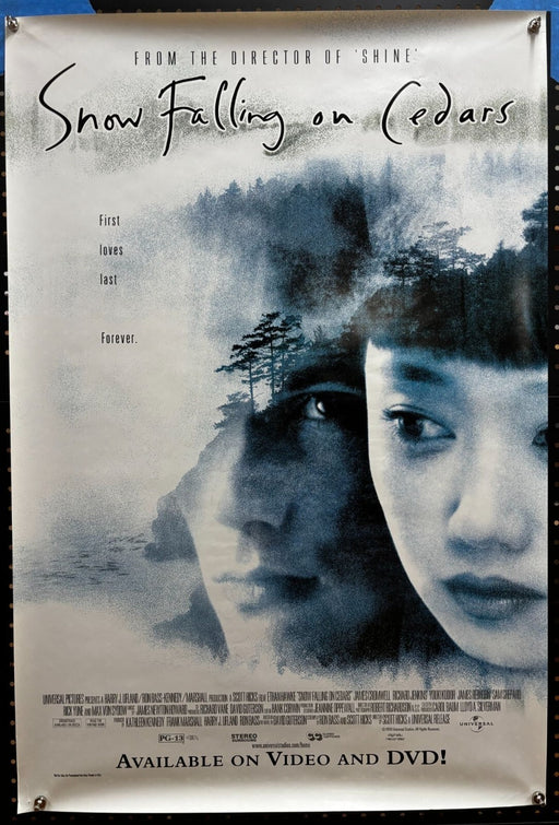 Snow Falling on Cedars (1999) Video/DVD Original Rolled Poster (27x40)