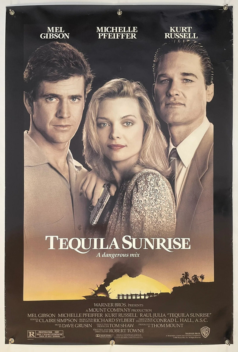 Tequila Sunrise (1988) Original Movie Poster 27x40