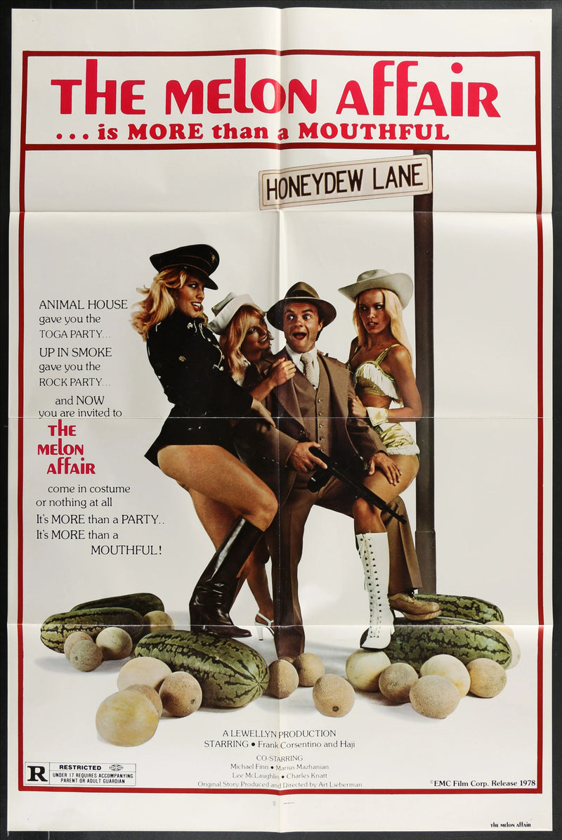 The Melon Affair (1978) Original Movie Poster Folded 27x41