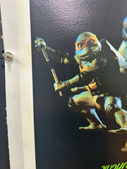 TMNT Ninja Turtles Original Thai Linenbacked Restored Poster Ex Cond! 31.5x21.5"