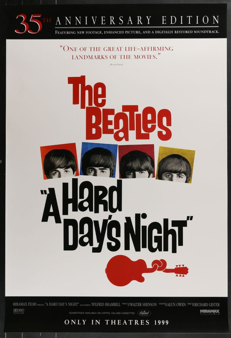 The Beatles: A Hard Day's Night (1964) Original Movie Poster Rolled 27x40