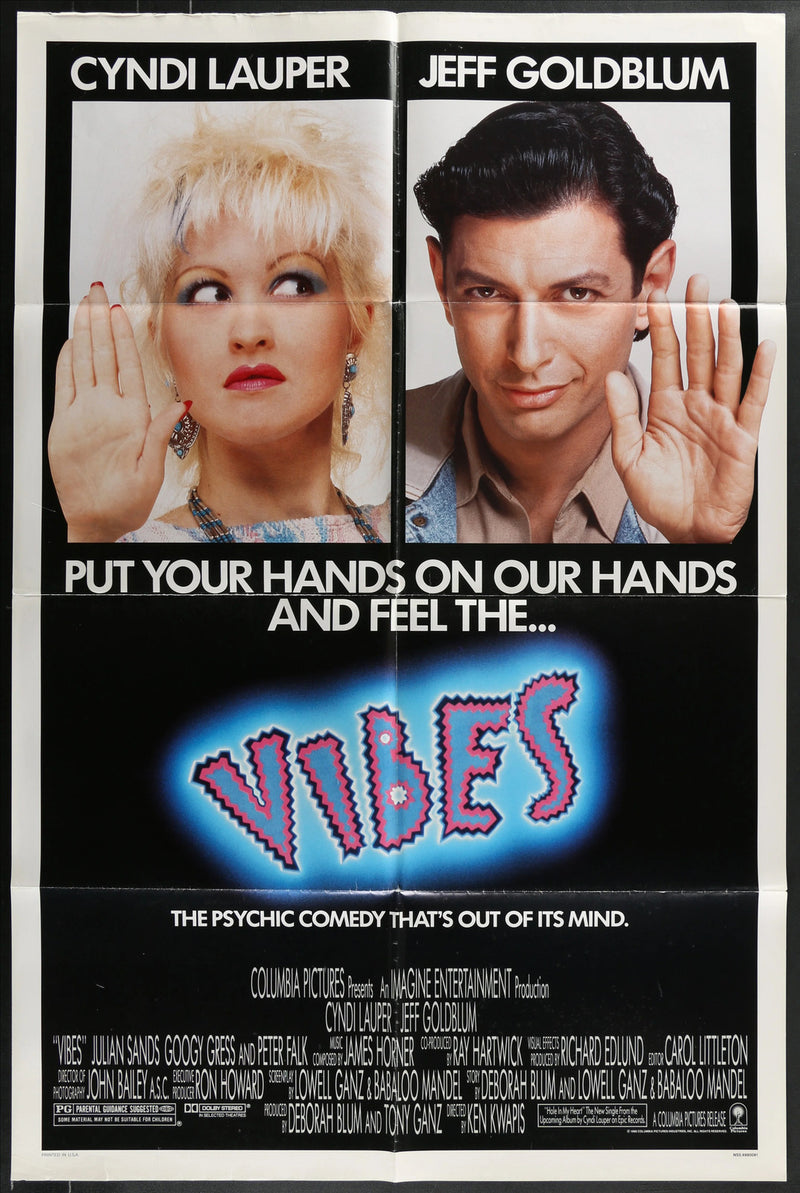 Vibes (1988) Original Movie Poster Folded 27x41