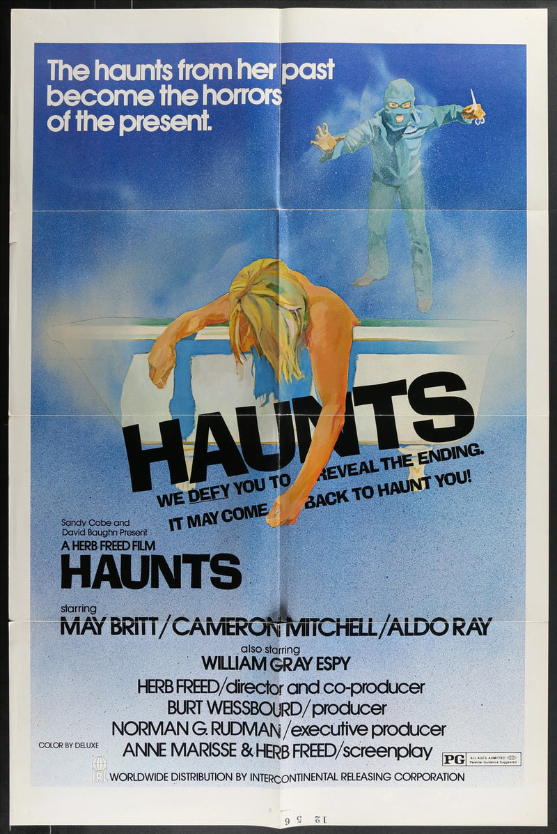 Haunts (1977) Original Movie Poster Folded 27x41