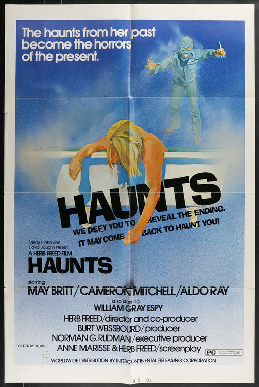 Haunts (1977) Original Movie Poster Folded 27x41
