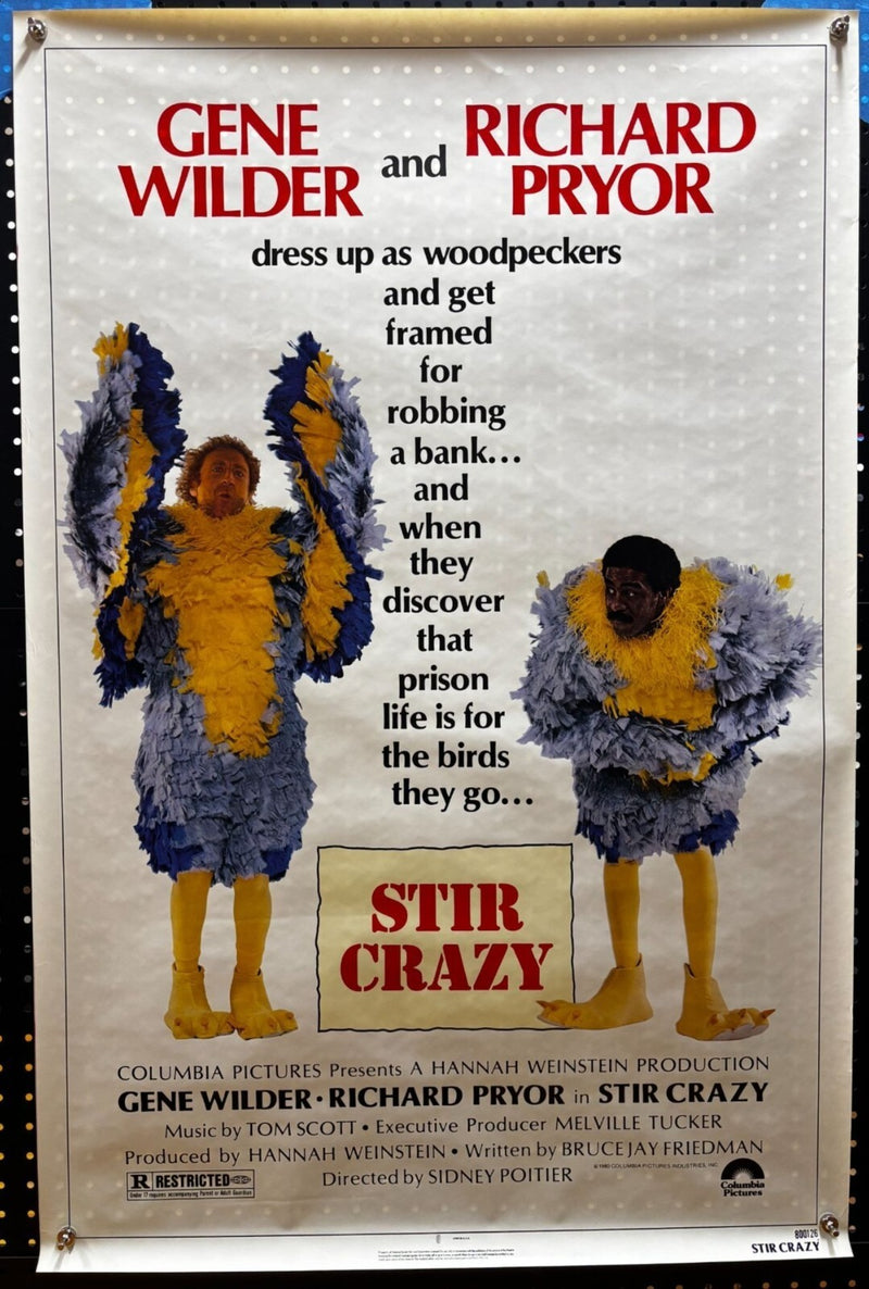 Stir Crazy (1980) Original Rolled Poster 27x41