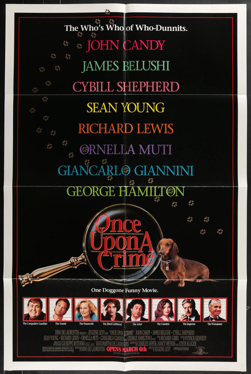 Once Upon a Crime (1992) Original Movie Poster Folded 27x41