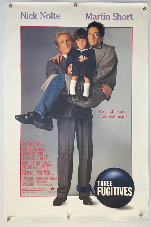 Three Fugitives (1989) Original Movie Poster 27x40