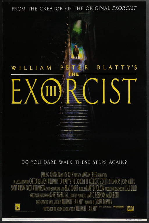 The Exorcist III (1990) Original Single-sided Movie Poster Rolled 27x40