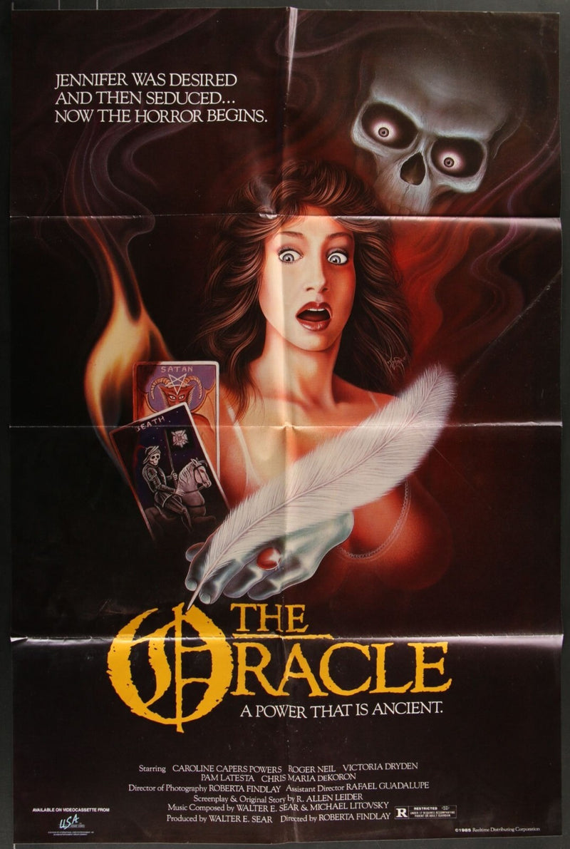 The Oracle (1985) Original Movie Poster Folded 27x41