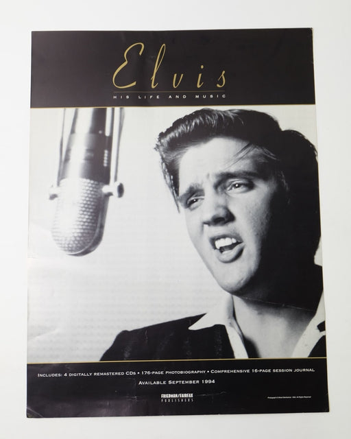 Elvis His Life and Music (1994) Original Poster Rolled 17 3/4x23 3/4