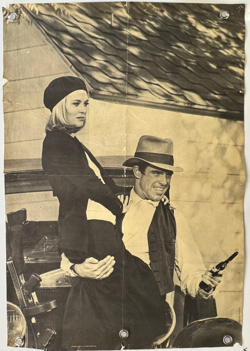 Bonnie and Clyde (1967) Original Movie Poster Folded 27x41