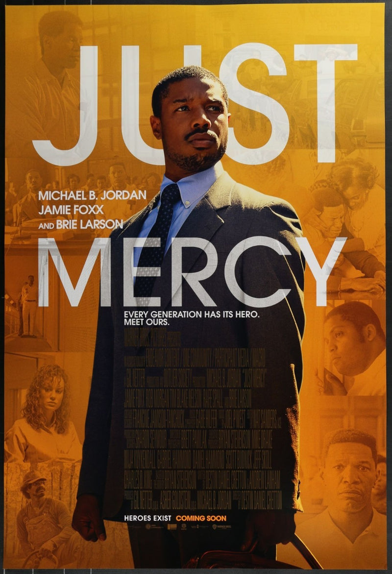 Just Mercy (2019) Original Double-sided Movie Poster Rolled 27x40
