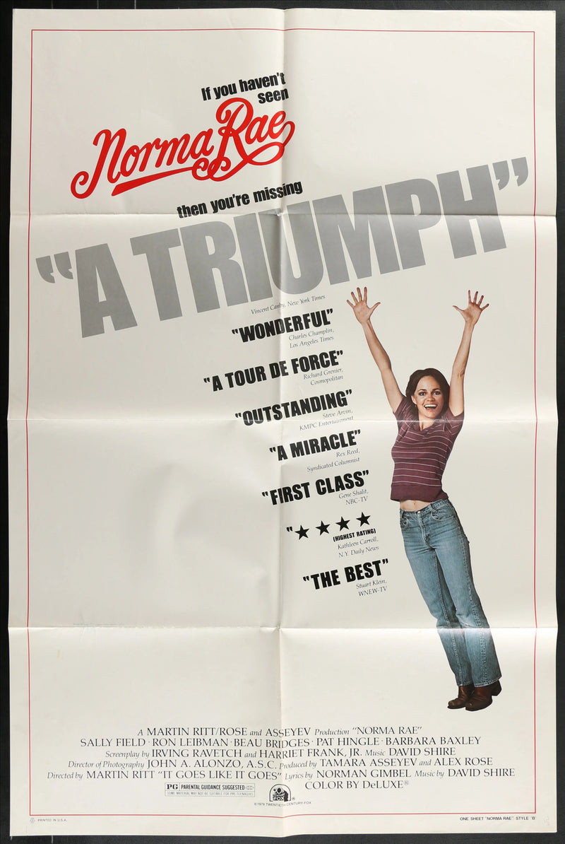 Norma Rae (1979) Original Movie Poster F 27x41