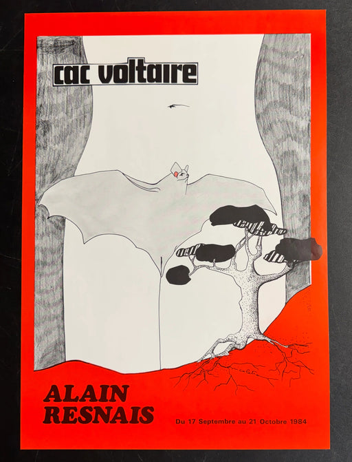Alain Resnais (1984) CAC Voltaire Poster Rolled 15.75x22.75