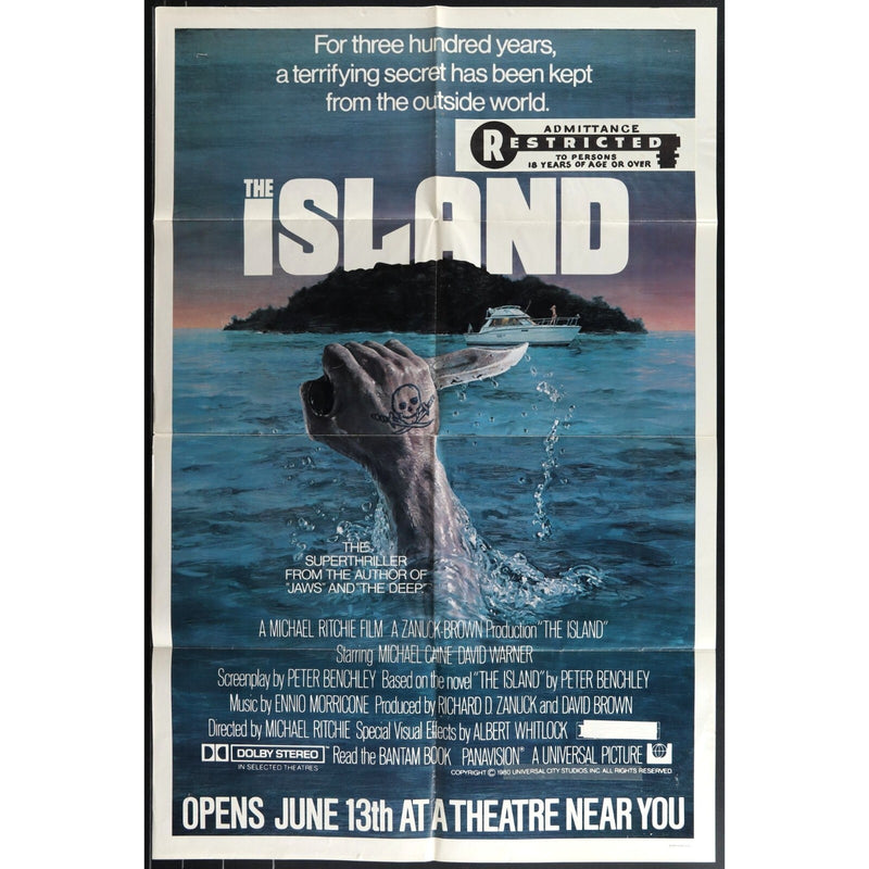 The Island (1980) Original Movie Poster Folded 27x41 EM4-167