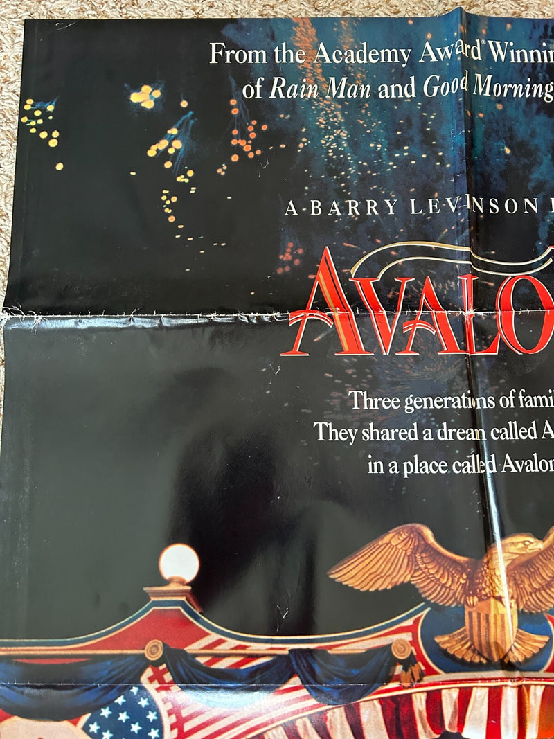 Avalon (1990) Original Movie Poster One-Sheet Folded 27x40 Barry Levinson BP63