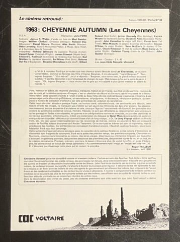 CAC Voltaire – John Ford (1989) Original Poster 8.25x11.75