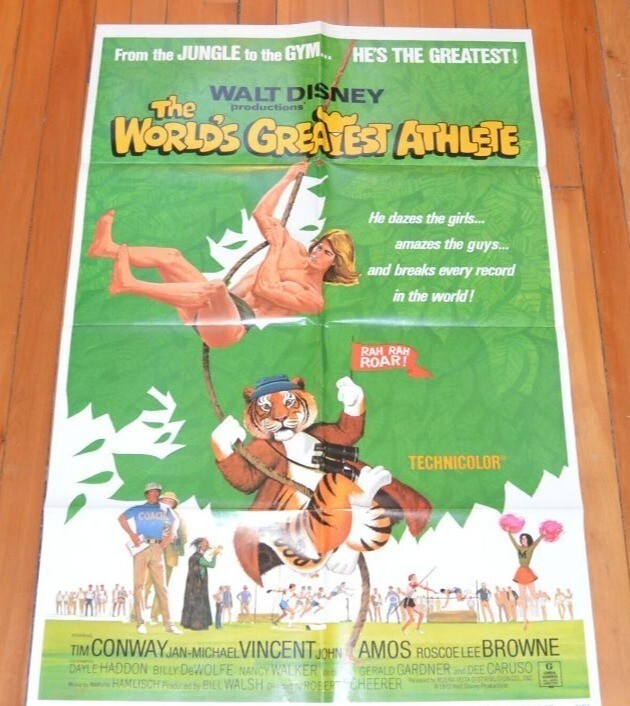 The World's Greatest Athlete (1973) Original Movie Poster Folded 27x41