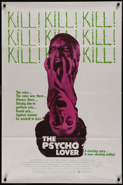 The Psycho Lover (1970) Original Movie Poster Rolled 27x40