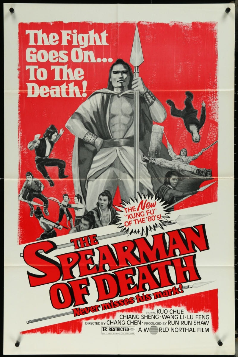 The Spearman of Death (1980) Original Movie Poster Folded 27x41